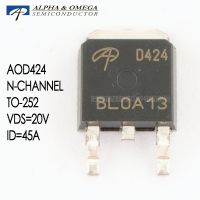 AOD424 MOSFET N Channel 20V40A TO-252 Diodes Field-Effect Transistor MOSFET Original D424 5pcs