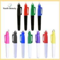 YOUTH BEAUTY 10Pcs อุปกรณ์กีฬาลายฉลุ ปากกามาร์คเกอร์กอล์ฟ สีสันสดใส กิจกรรมกลางแจ้งกลางแจ้ง มีตะขอแขวน มืออาชีพอย่างมืออาชีพ สำหรับนักกอล์ฟ เครื่องหมายการจัดตำแหน่งการวาดภาพ กิจกรรมกลางแจ้งกลางแจ้ง