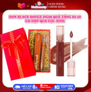 Chính Hãng HG08 Son Tint Bóng Siêu Lì Có Màu Son Black Rouge Half N Half