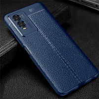 LENUO เคส เคสโทรศัพท์ Vivo Y76 5G Case Leather Business Back Cover Camera Protection Shockproof Softcase