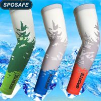 【NATA】 SPOSAFE 1 pair ice silk clycing arm sleeves uv protection arm sleeve for biking motorcyclebasketballfishingbike arm sleeves for man woman