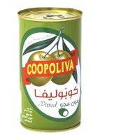 New item มีฮาลาลPitted ไม่มีเมล็ด Coopoliva Premium Spanish Green Olives 350g++ โคโปลีว่า พรีเมียม มะกอกเขียว 350กรัม