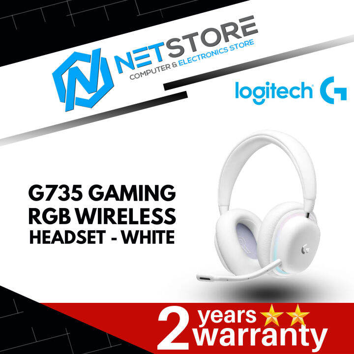 Logitech G735 Gaming Rgb Wireless Headset White 981 001084 Lazada 2870