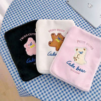 Korean Bear Tablet Sleeve Case Bag For Mac IPad Pro 9.7 10.2 10.5 10.8 10.9 11 Inch Japanese Ins Laptop Inner Bag Pouch