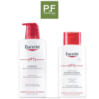 Eucerin pH5 Set1 (pH5 Lotion 400ml + pH5 Wash Lotion 200ml) ยูเซอรีน พีเอช 5 (โลชั่น 400มล + เจลอาบน้ำ 200มล)