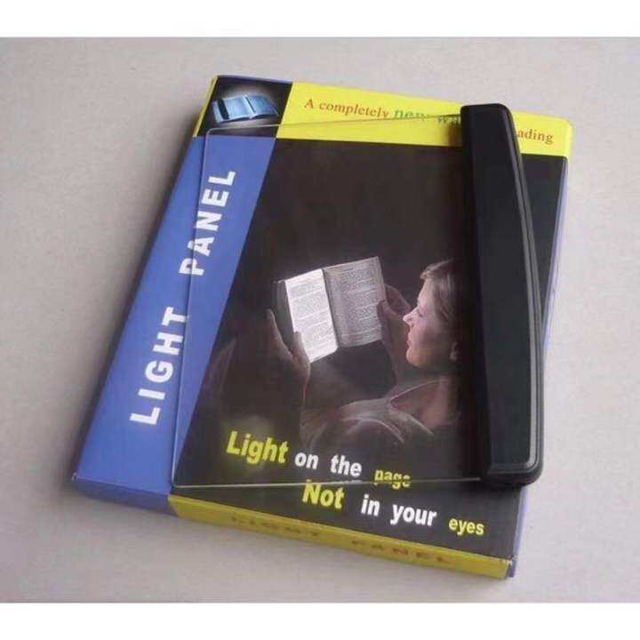 Creative Book Lights Battery Powered LED Book Light Panel Brightness