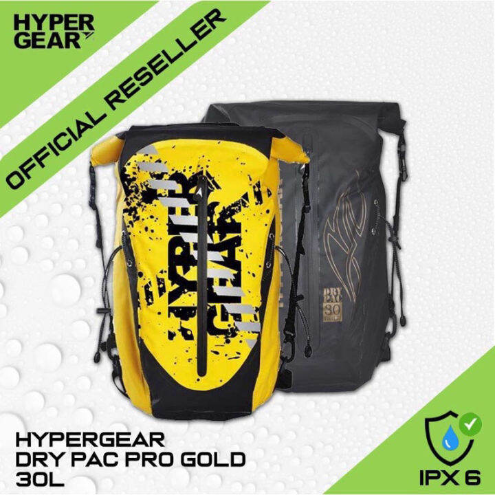 HYPERGEAR Dry Pac Pro Gold SE 30L Yellow / Black (1 Year Warranty