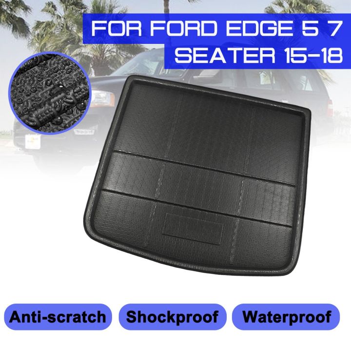 สำหรับ-ford-edge-5-7ที่นั่ง2015-2016-2017-2018รถพรมปูพื้นพรมด้านหลัง-anti-mud-cover