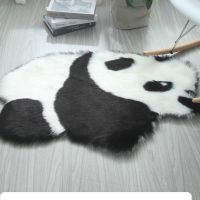 New Faux Fur Rug Long-haired Panda Koala Animal-shaped Carpet Mats Living Room Bedroom Childrens Room Cute Rug