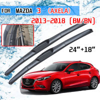 อุปกรณ์เสริมสำหรับ Mazda 3 BM BN 2013 2014 2015 2016 2017 2018อุปกรณ์เสริมสำหรับรถยนต์แปรงใบที่ปัดน้ำฝนตัด U J Hook