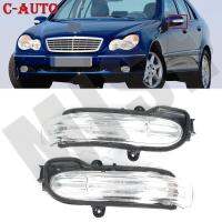 รถ Marker Light ประตู Wing กระจกมองหลังไฟเลี้ยวด้านข้างสำหรับ Benz W203 4ประตู2004 2005 2006 2007