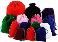 【CW】 SheepSew 25 Soft Jewelry Luxury Drawstring Pouches Wedding BagsGift Mixed Color