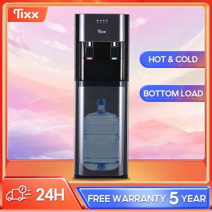 Tixx Water Dispenser Hot And Cold Bottom Load Automatic Pump Filter 