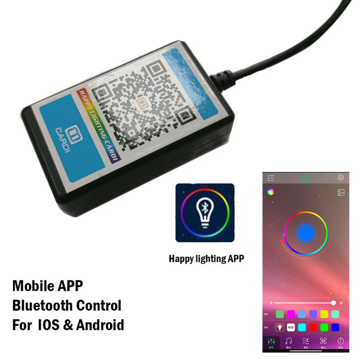 rgb-car-interior-optical-fiber-strip-ambient-light-app-bluetooth-control-atmosphere-lamp-wireless-standalone-connection-unit