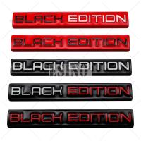 Car Styling 3D Black Edition Decorative Metal Adhesive Emblem Rear Trunk Badge Fender Sticker Body Decal Car Accessories