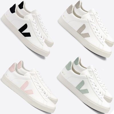 HOT  French VEJA new 2023 spring small white shoes womens CAMPO leather couple sports casual German training