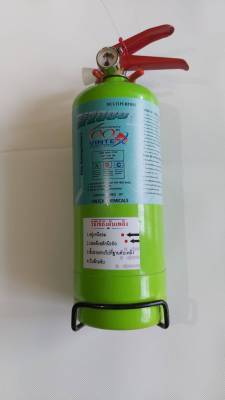 ถังดับเพลิงสีเขียว VINTEX ขนาด 2 ปอนด์ น้ำยาเหลวเป็นมิตรกับสิ่งแวดล้อม BF2000 (Non-CFC) รับประกัน 3 ปี Made in Thailand เติมน้ำยาได้ ราคาพิเศษ