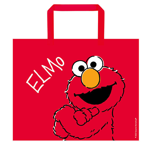 SST1 กระเป๋ากระสอบสาน PP Sesame Street Elmo PP Woven Bag 50Wx40Hx15S cm