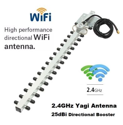 เสาอากาศ Wifi Yagi 25Dbi High performance directional WiFi Antenna.