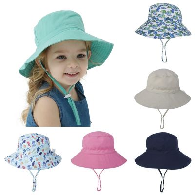 ✽ஐ❃ Girls Boys Outdoor Anti UV Beach Cap Summer Baby Sun Hat Kids Bucket Cap