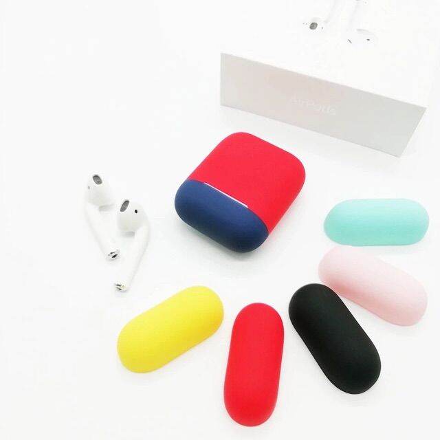 new-ซิลิโคนเก็บกล่อง-pods-แบบสองสี-colorful-style-pods-silicone-protective-case