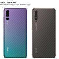 ฟิล์มกันรอยหลังเครื่อง เคฟลาร์ หัวเว่ย พี20โปร 2ชิ้น 3D Anti-fingerprint Clear Fiber Back Screen Protector Film For Huawei P20Pro 2Pcs (6.1 )