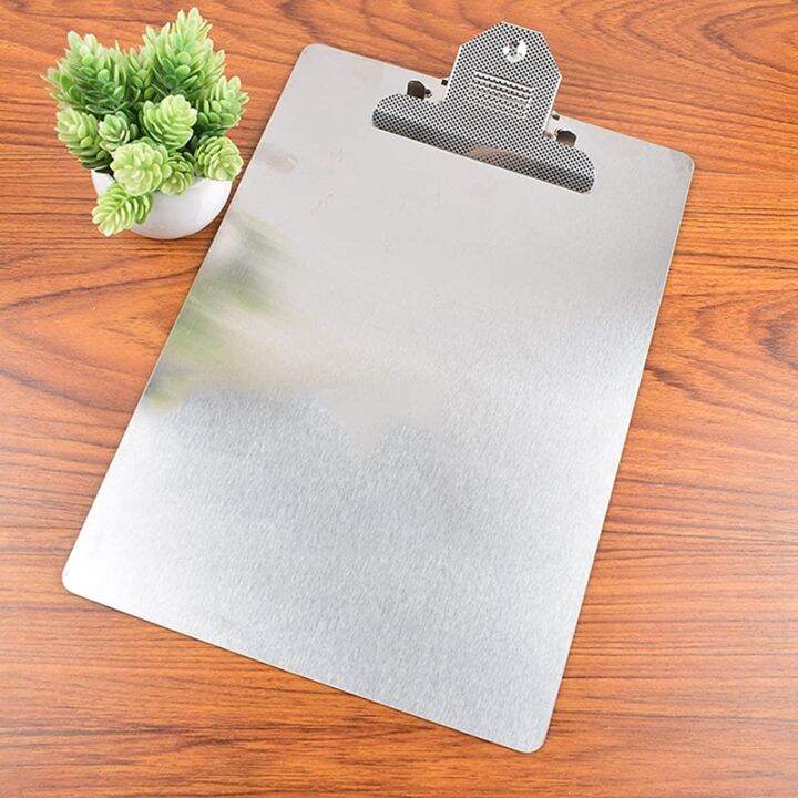 file-folder-metal-clipboard-a4-stainless-steel-clip-board-organizer-binder-board-menu-splint-for-office-school-teach