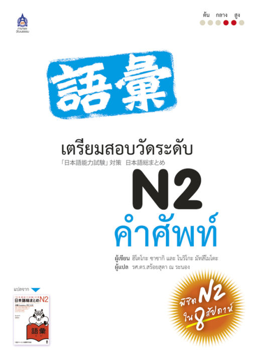 หนังสือเรียนภาษาญี่ปุ่น-เตรียมสอบวัดระดับภาษาญี่ปุ่น-jlpt-n2-คำศัพท์