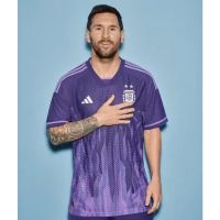 2022 2023 ล่าสุด เสื้อกีฬาแขนสั้น ลายทีมชาติฟุตบอล Argentina AAA Player Edition 2022-23 ชุดเยือน S-XXL