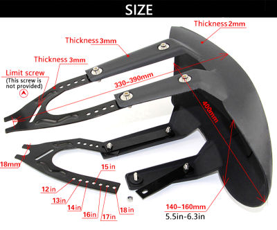 for dirt bike accessories motorcycle rear fender for tl1000s rc 390 z1000 2008 hornet 600 750 shadow bws 125 supermoto zx6r f650