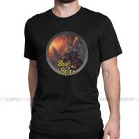 Slay The Spire Game Men T Shirts Hipster Tee Shirt Short Sleeve Round Neck T-Shirt Cotton Gift Idea Clothing