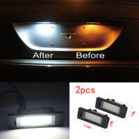 2Pcs LED License Plate Light Lamp 12V Assembly For B+Mw E39E82E90X5X6 For Car License Plate Lights Exterior Access