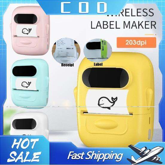 Local delivery 】 Label Sticker Printer P50 mini portable Barcode tag