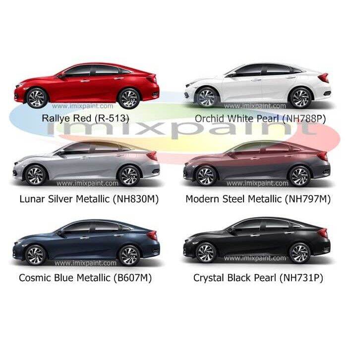 สีแต้มรถ-honda-all-new-civic-ทุกสี-แถมฟรี-พู่กันแต้มสีแกระดาษทราย-สีคุณภาพจาก-imixpaint-น้ำยาลบรอย-ครีมลบรอย-ลบรอยขีดข่วน-น้ำยาลบรอยรถยนต์-ครีมขัดสีรถ