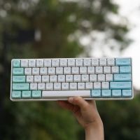 MK61 MATHEW TECH Tri-mode Mechanical Keyboard 2.4G Wireless Bluetooh RGB Backlit Gamer Keyboards 61 Key Mini Hot-swappable