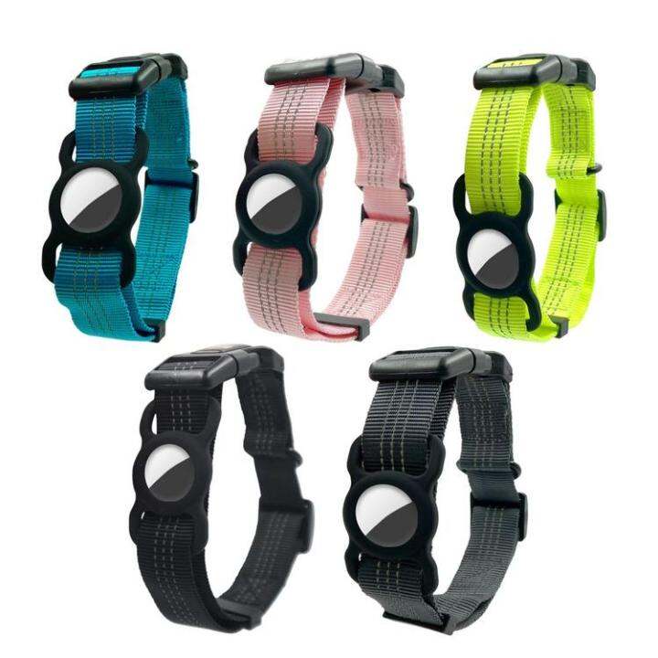 Pet Collars For Cats Reflective Tracking Collars Dog Collar Pet Locator Adjustable Kitten Collar
