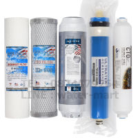 AQUATEK SILVER ชุดไส้กรองน้ำ RO 150 GPD Standard Set B ขนาด 10 นิ้ว