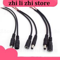 zhilizhi Store 16/18/20/22awg 7A 10A DC Male Female Power Supply Connector extension Cable 5.5x2.1mm Copper Wire Current For LED Strip light