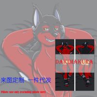 Dakimakura อะนิเมะ Sexy Wolf Danny Fury พิมพ์สองด้านชีวิตขนาดปลอกหมอนร่างกาย