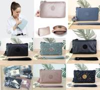 กระเป๋าคล้องมือขนาดพอเหมาะ 7.25 นิ้ว พกพาสะดวก Kipling Creativity  Large Pouch วัสดุ Nylon 100% (งานแบรนด์แท้ outlet)