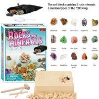 DIY Crystal Treasure Gems Archaeology Excavation Science Exploration Puzzle Fossil Digging Assembly Toy Christams Xmas Gift