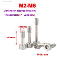 ►❇❈ 304 Stainless Steel Hexagon Socket Lock Screw / Cylindrical Head Half Thread Bolt M2M3M4M5M6