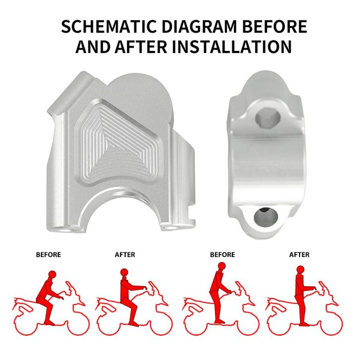 hot-k-เครื่องเพิ่มแฮนด์สำหรับ-bmw-f800gs-f800gt-2008-2018-f-800-gs-ผจญภัย2014-2018มือจับรถจักรยานยนต์ขยายตัวปรับแคลมป์ยึดติด