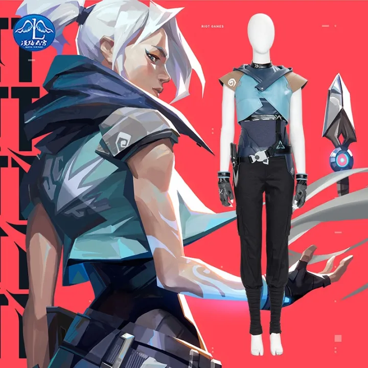 Diffuse road fearless contract Valorant jet cosplay costume with