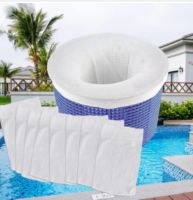 5/10Pcs/Set Filter Storage Pool Skimmer Socks Nylon Swimming Pool Filter Socks For Baskets Skimmers White Pool Supply