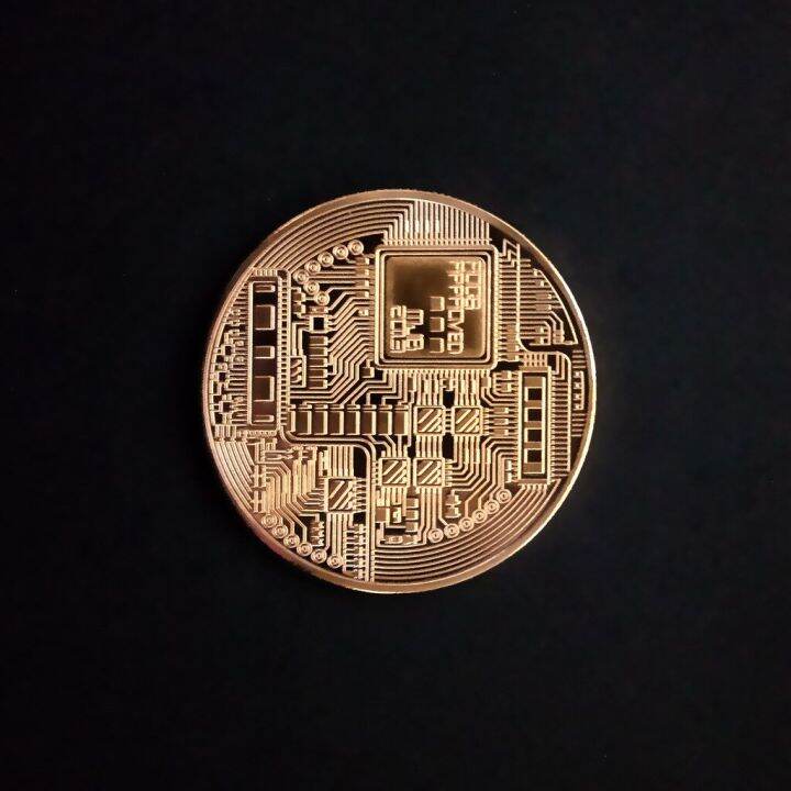 gold-plated-bitcoin-art-medal-souvenir-exquisite-gift-collectible-physical-metal-multicolor-coins-encrypted-commemorative-coins