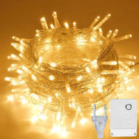 20m 200LED Fairy String Lights Tree Garland Decorations Garden Waterproof Outdoor Bedroom Wedding Birthday Ramadan Festoon