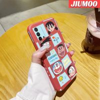 JIUMOO เคสสำหรับ Xiaomi MI Redmi 9T Redmi 9 Power เคสแฟชั่นเพื่อนรักนิ่มเคสมือถือด้านข้างบางลายเคสขอบสี่เหลี่ยมซิลิโคนเคสป้องกันการกระแทก