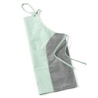 Womens Apron Kitchen Cooking and Dishwashing Oil-Proof Large Pocket Housework Apron