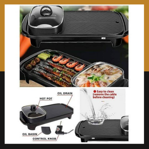 TOP1 HIGH QUALITY Korean Style Multifunctional ELECTRIC Barbeque BBQ ...